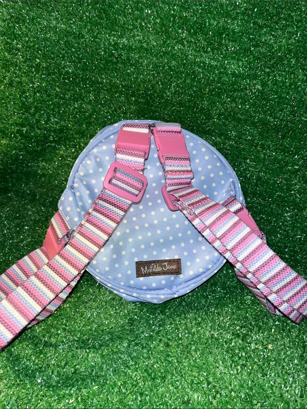 Matilda Jane Girls Round Backpack Crossbody Purse 3-way Ruffled Bag